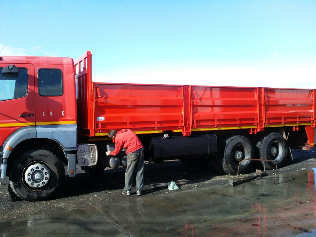 Red Truck Body